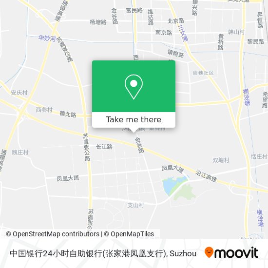 中国银行24小时自助银行(张家港凤凰支行) map