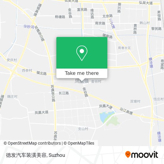 德发汽车装潢美容 map