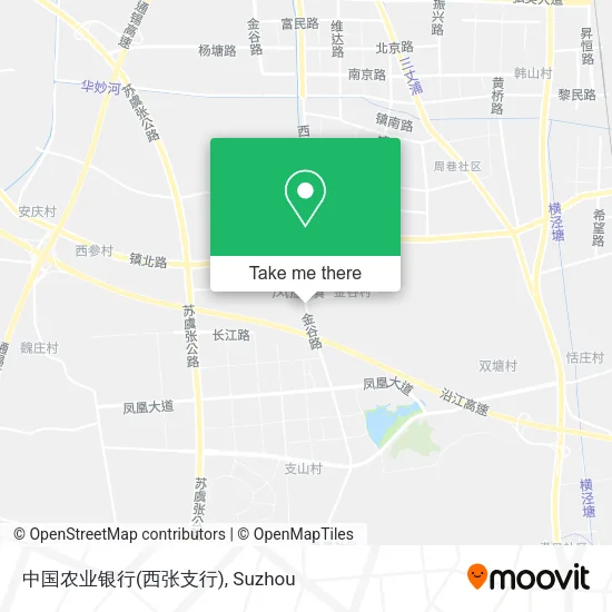 中国农业银行(西张支行) map