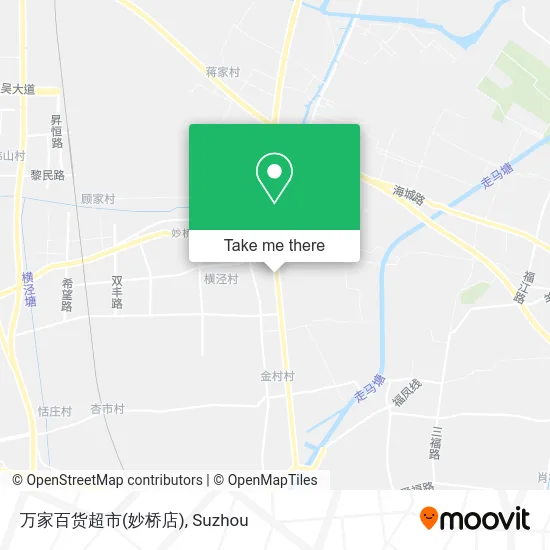 万家百货超市(妙桥店) map