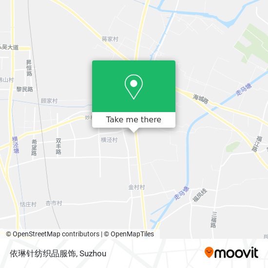 依琳针纺织品服饰 map