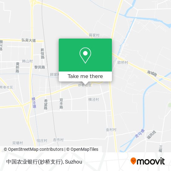中国农业银行(妙桥支行) map