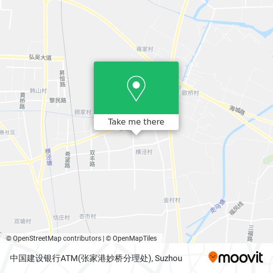中国建设银行ATM(张家港妙桥分理处) map