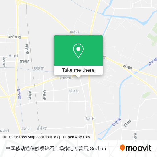 中国移动通信妙桥钻石广场指定专营店 map
