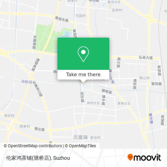 伦家鸿茶铺(塘桥店) map