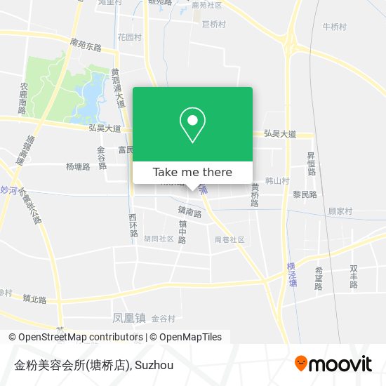 金粉美容会所(塘桥店) map