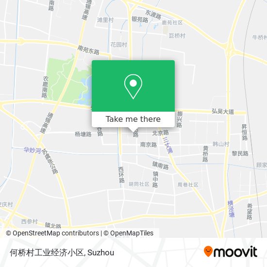 何桥村工业经济小区 map