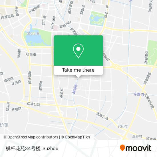 棋杆花苑34号楼 map