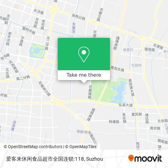爱客来休闲食品超市全国连锁:118 map