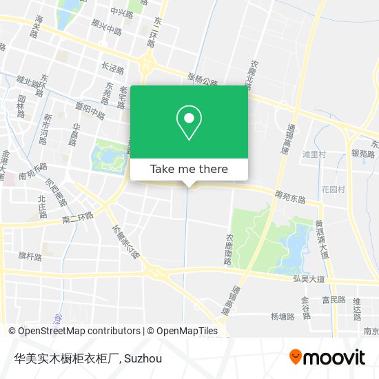 华美实木橱柜衣柜厂 map