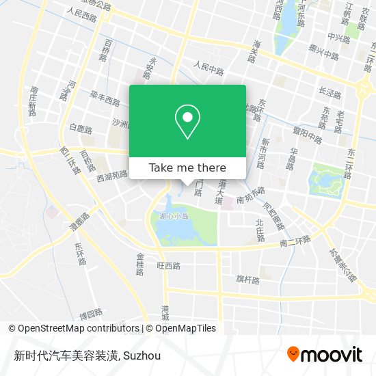 新时代汽车美容装潢 map