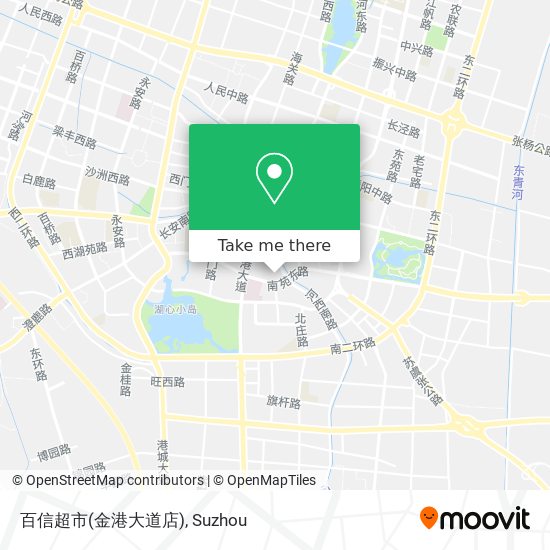 百信超市(金港大道店) map