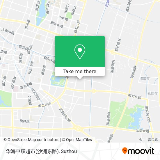 华海申联超市(沙洲东路) map