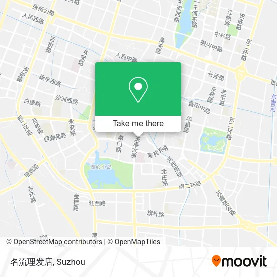 名流理发店 map