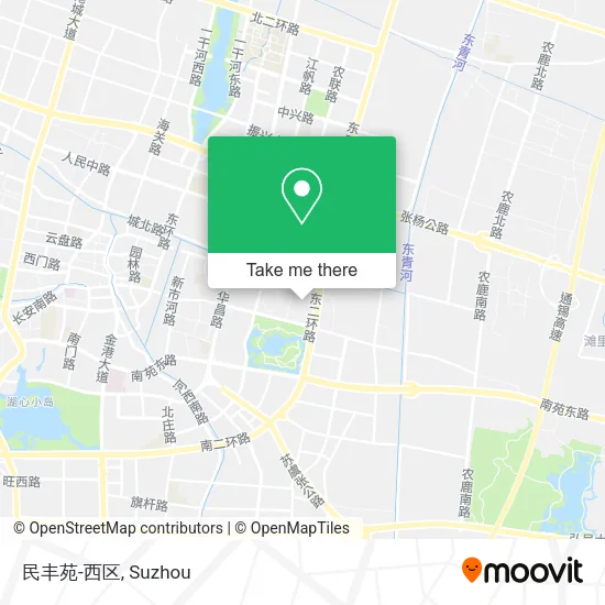 民丰苑-西区 map