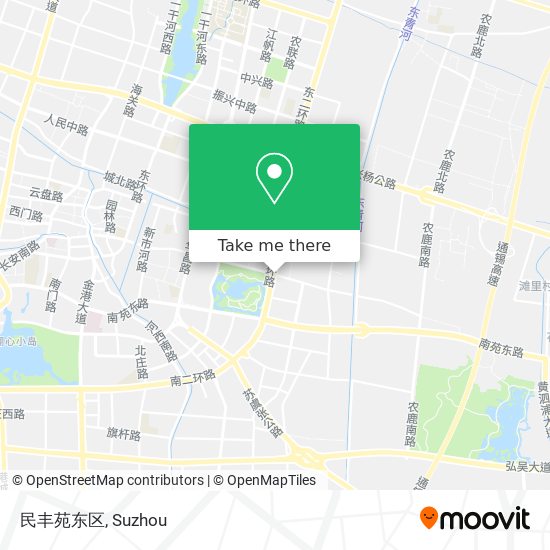 民丰苑东区 map