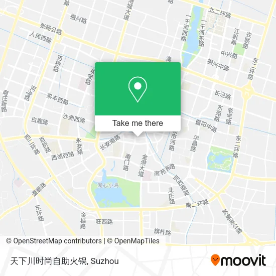 天下川时尚自助火锅 map