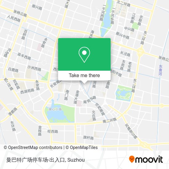曼巴特广场停车场-出入口 map