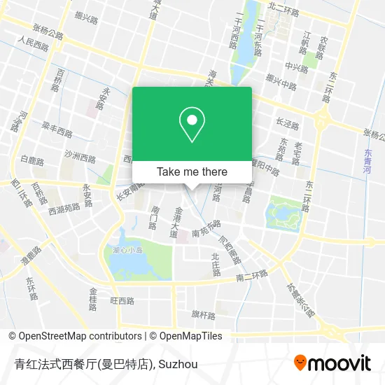 青红法式西餐厅(曼巴特店) map