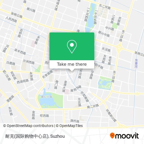 耐克(国际购物中心店) map