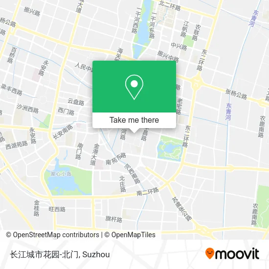 长江城市花园-北门 map