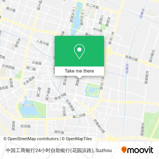 中国工商银行24小时自助银行(花园浜路) map