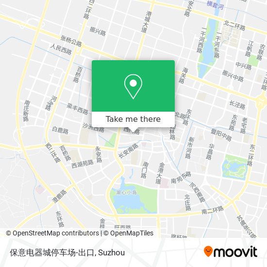 保意电器城停车场-出口 map