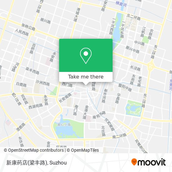 新康药店(梁丰路) map