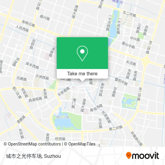 城市之光停车场 map