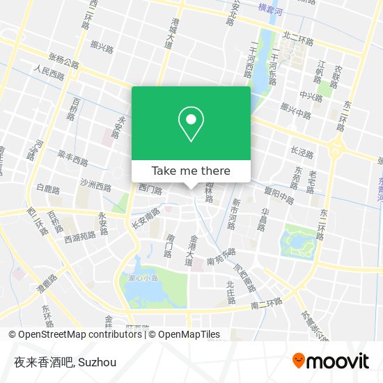 夜来香酒吧 map