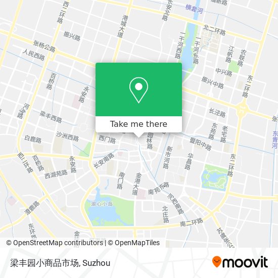 梁丰园小商品市场 map