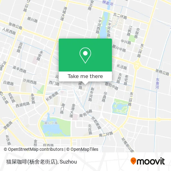 猫屎咖啡(杨舍老街店) map