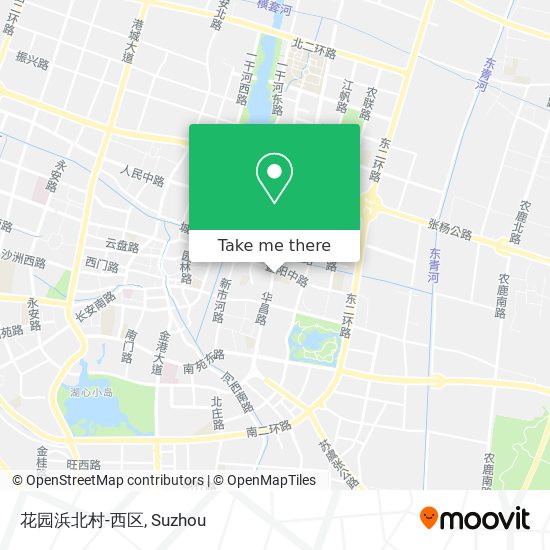 花园浜北村-西区 map