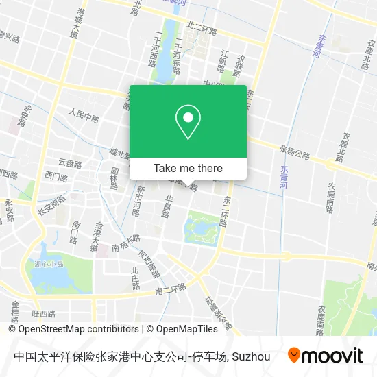 中国太平洋保险张家港中心支公司-停车场 map