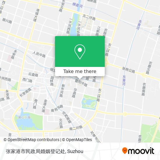 张家港市民政局婚姻登记处 map