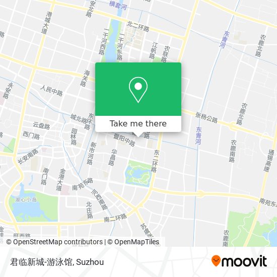 君临新城-游泳馆 map