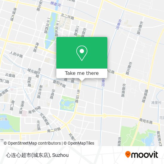 心连心超市(城东店) map