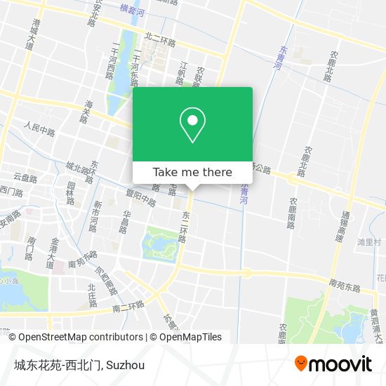 城东花苑-西北门 map