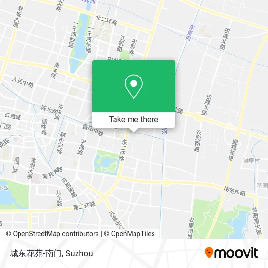 城东花苑-南门 map