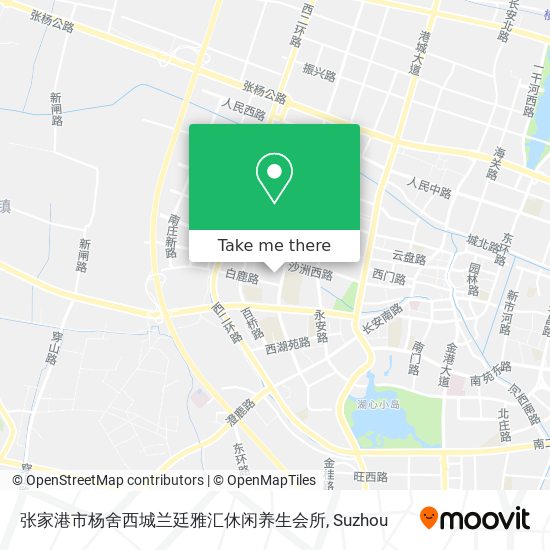张家港市杨舍西城兰廷雅汇休闲养生会所 map