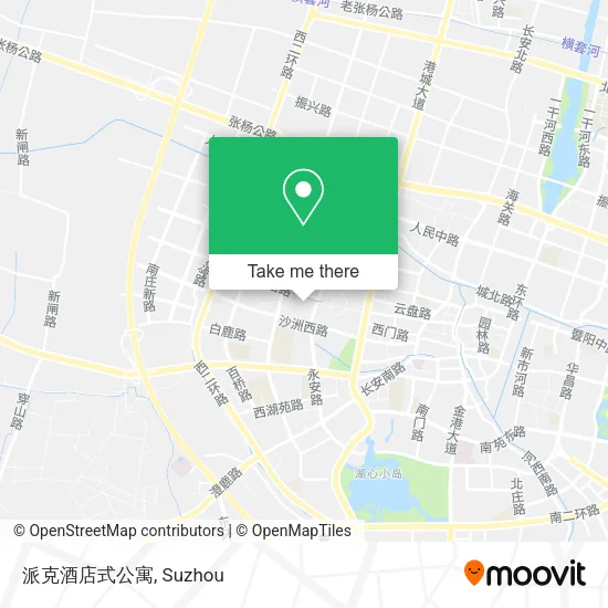 派克酒店式公寓 map