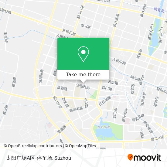 太阳广场A区-停车场 map