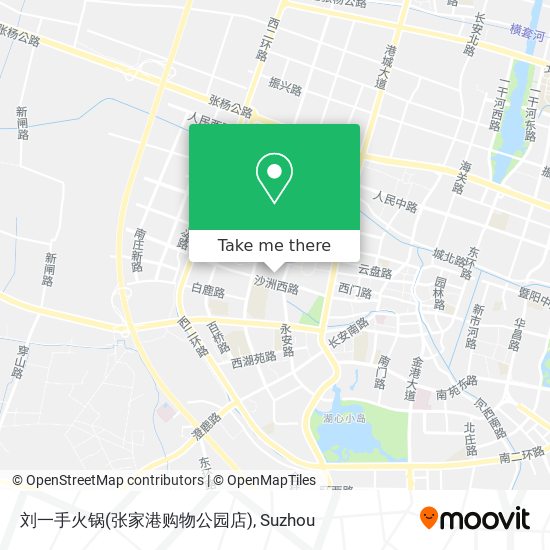 刘一手火锅(张家港购物公园店) map