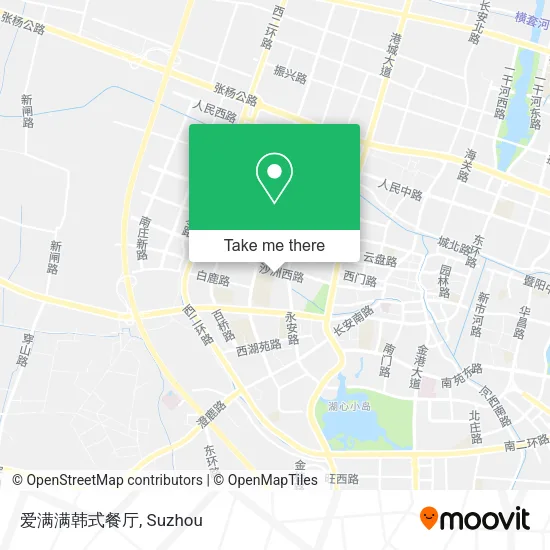 爱满满韩式餐厅 map