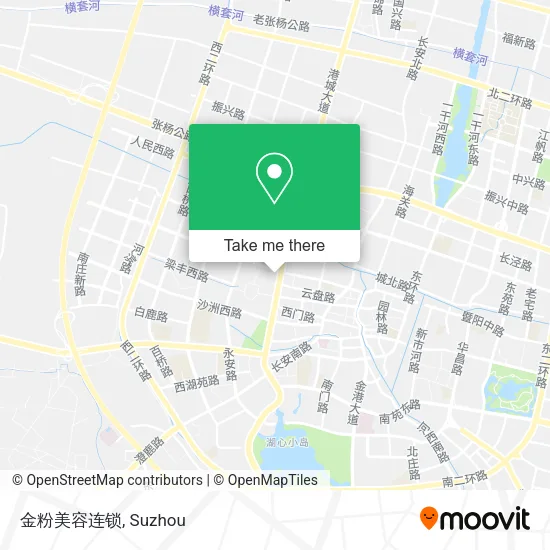 金粉美容连锁 map