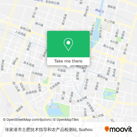 张家港市土肥技术指导和农产品检测站 map