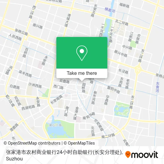 张家港市农村商业银行24小时自助银行(长安分理处) map