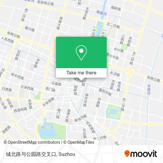 城北路与公园路交叉口 map