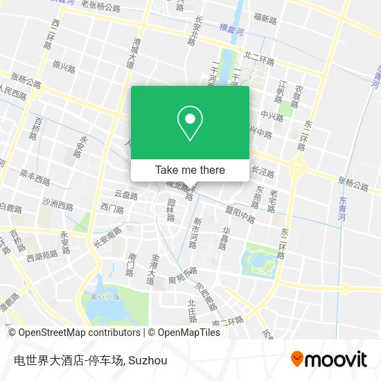 电世界大酒店-停车场 map