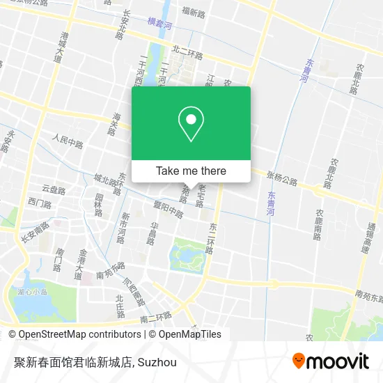 聚新春面馆君临新城店 map